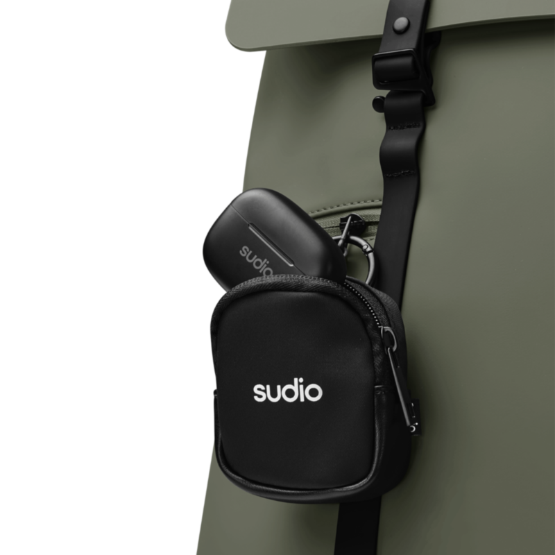 Sudio Black Earbuds Case
