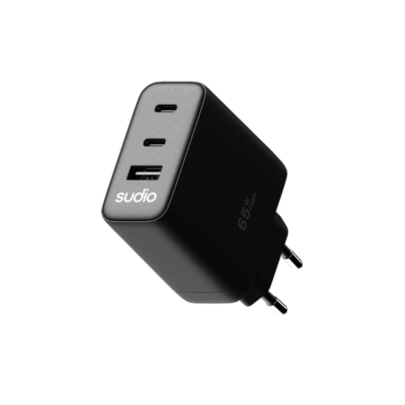 Sudio P3, Power Plug Type C (65W), Black