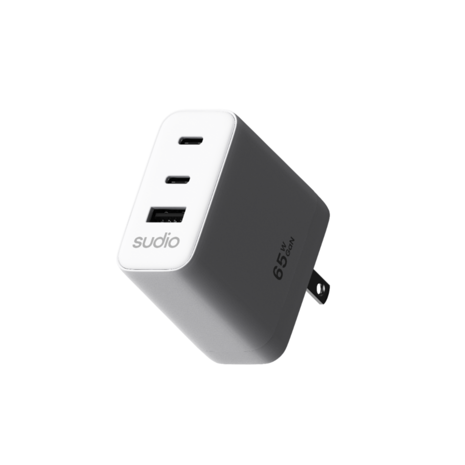 超高效 65W 充電器, 純淨白