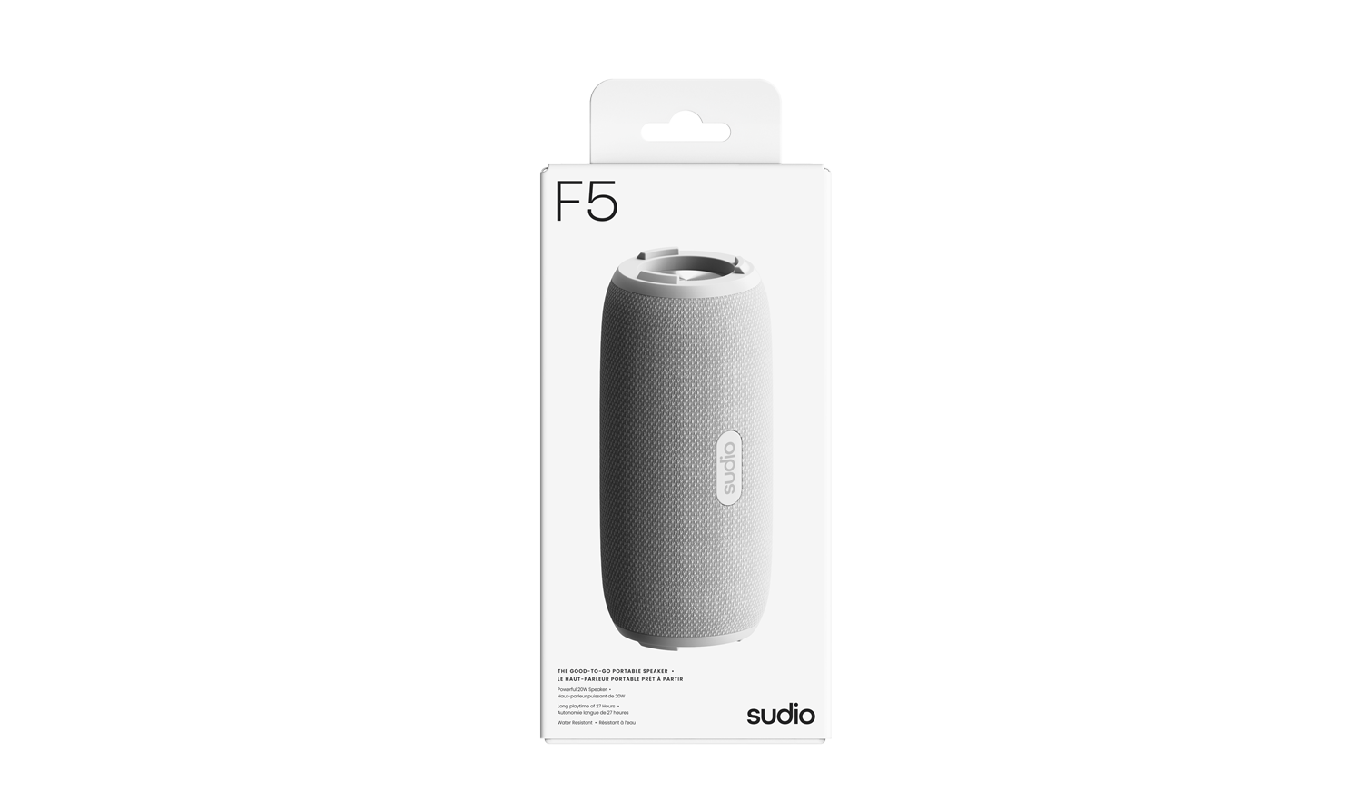 Sudio F5 White package box